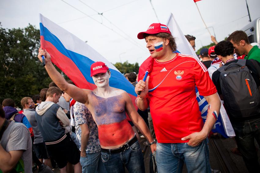 Przed meczem Euro 2012 Polska - Rosja / Robert Danieluk