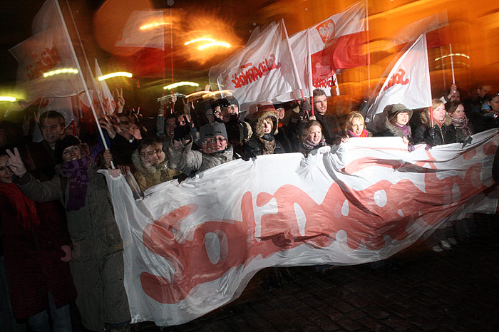 Starcia ZOMO z Opozycją na pl. Zamkowym