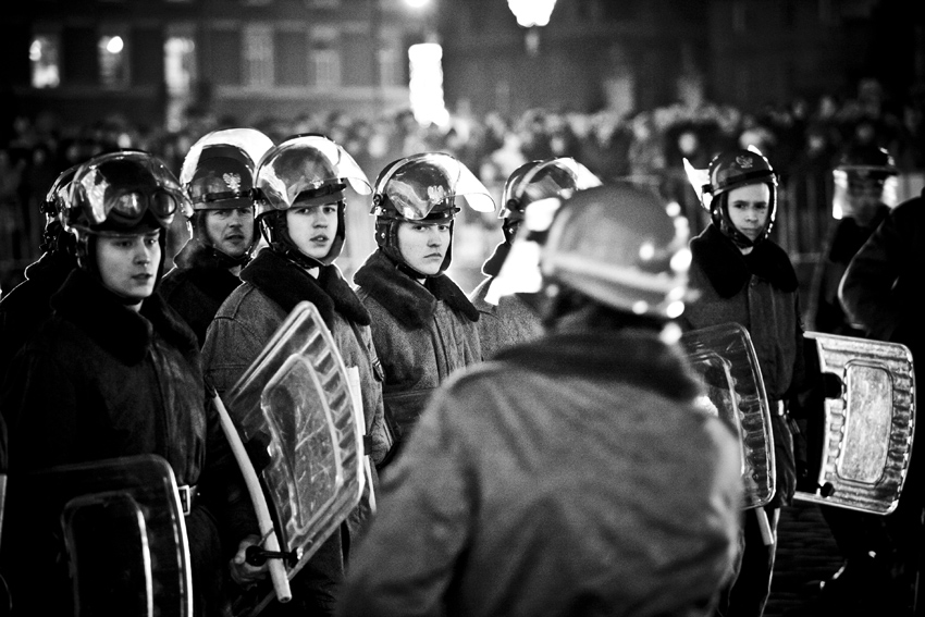 Stan Wojenny, Milicja, MO, Stare Miasto, Rocznica, Warszawa, ZOMO