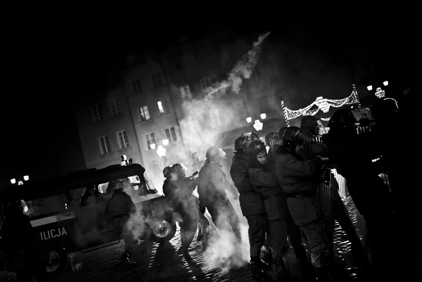 Stan Wojenny, Milicja, MO, Stare Miasto, Rocznica, Warszawa, ZOMO